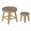 Mouse-Sized Table and Stool Set