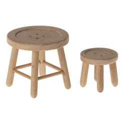 Mouse-Sized Table and Stool Set