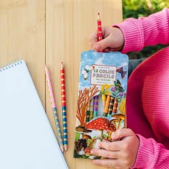 Mushroom-Themed Double-Sided Colored Pencils