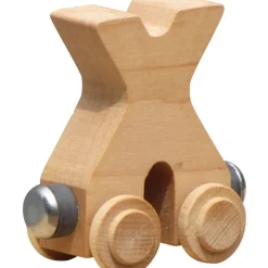 Natural Wooden Name Train Letters