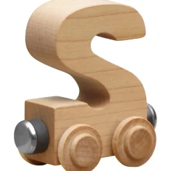 Natural Wooden Name Train Letters