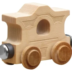Natural Wooden Name Train Letters