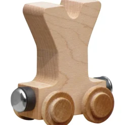 Natural Wooden Name Train Letters