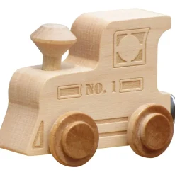 Natural Wooden Name Train Letters