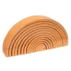 Natural Wooden Rainbow Tunnel - 12 Piece