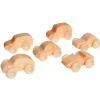 Natural Wooden Toy Cars