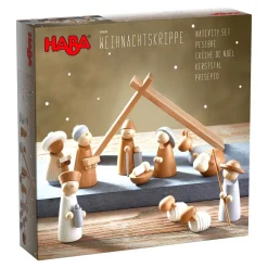 Natural Wood Nativity Set