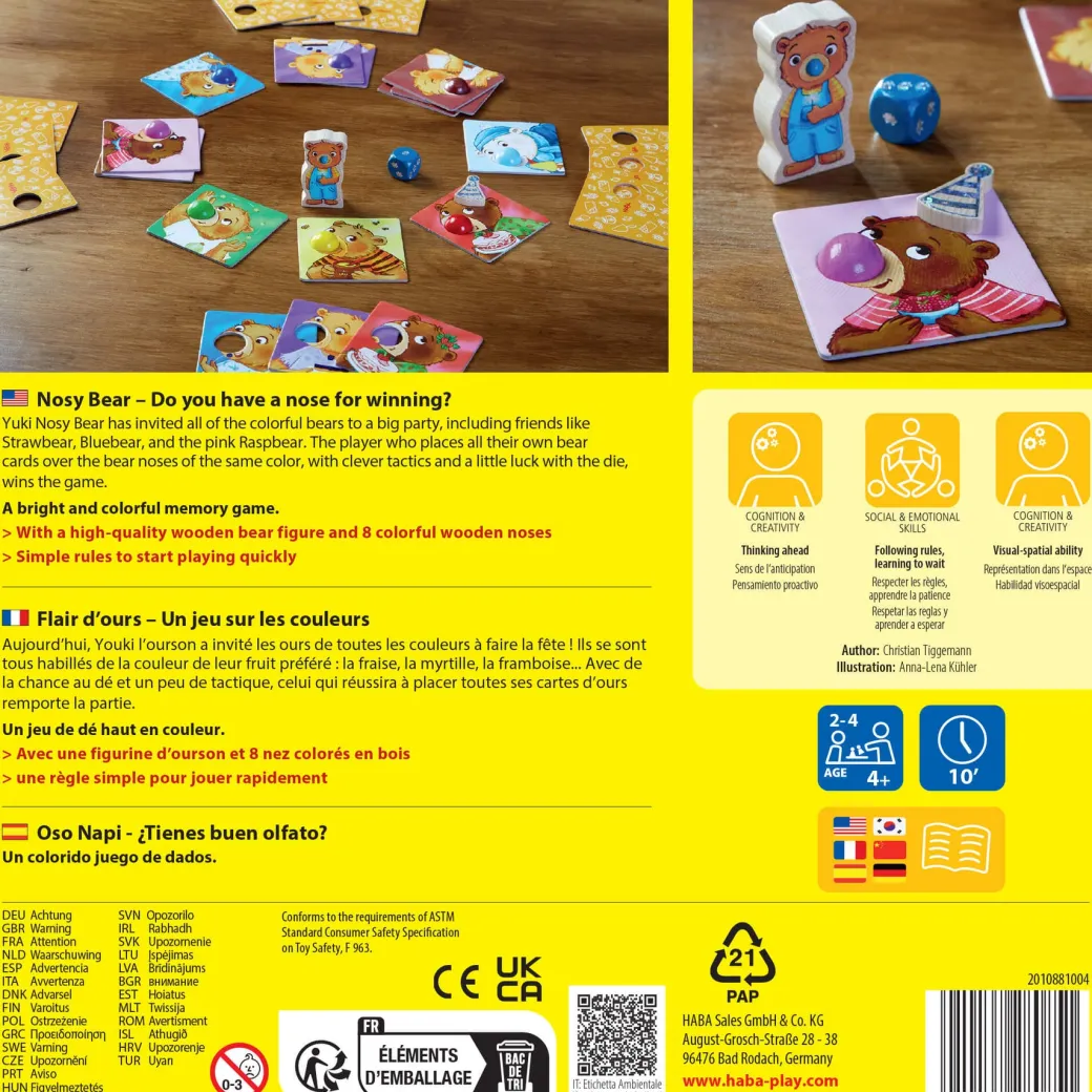 Nosy Bear Party Game