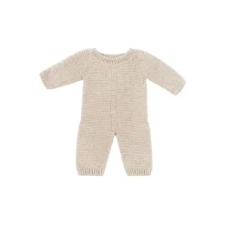 Oatmeal Knit Doll Pajamas - 15''