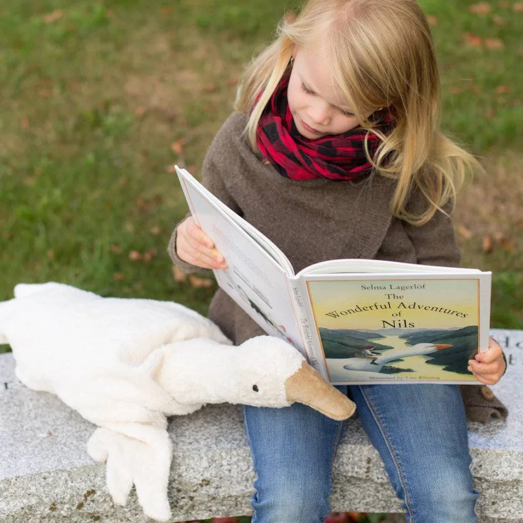 Organic Goose Warming Pillow- White