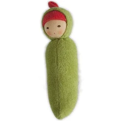 Organic Rattle Doll - Peapod