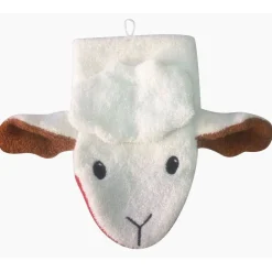 Organic Sheep Washcloth Hand Puppet