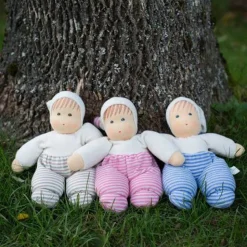 Organic Waldorf Baby Doll - Pink (Multiple Skin Tones)