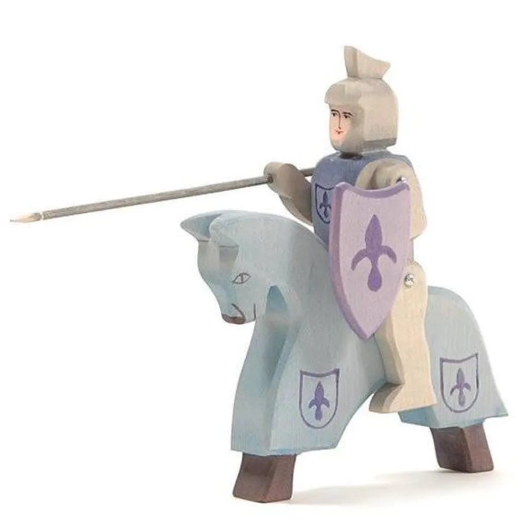 Ostheimer Blue Riding Knight with Horse
