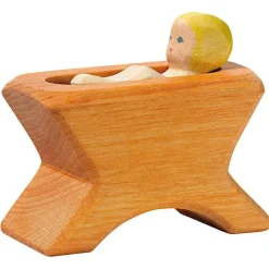 Ostheimer Nativity Crib with Infant