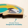 Parrot 2-in-1 Wooden Puzzle