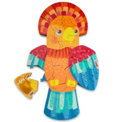 Parrot 2-in-1 Wooden Puzzle