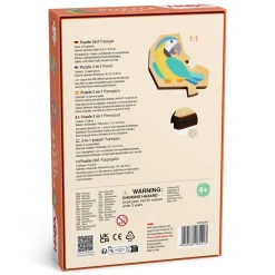 Parrot 2-in-1 Wooden Puzzle