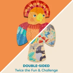 Parrot 2-in-1 Wooden Puzzle
