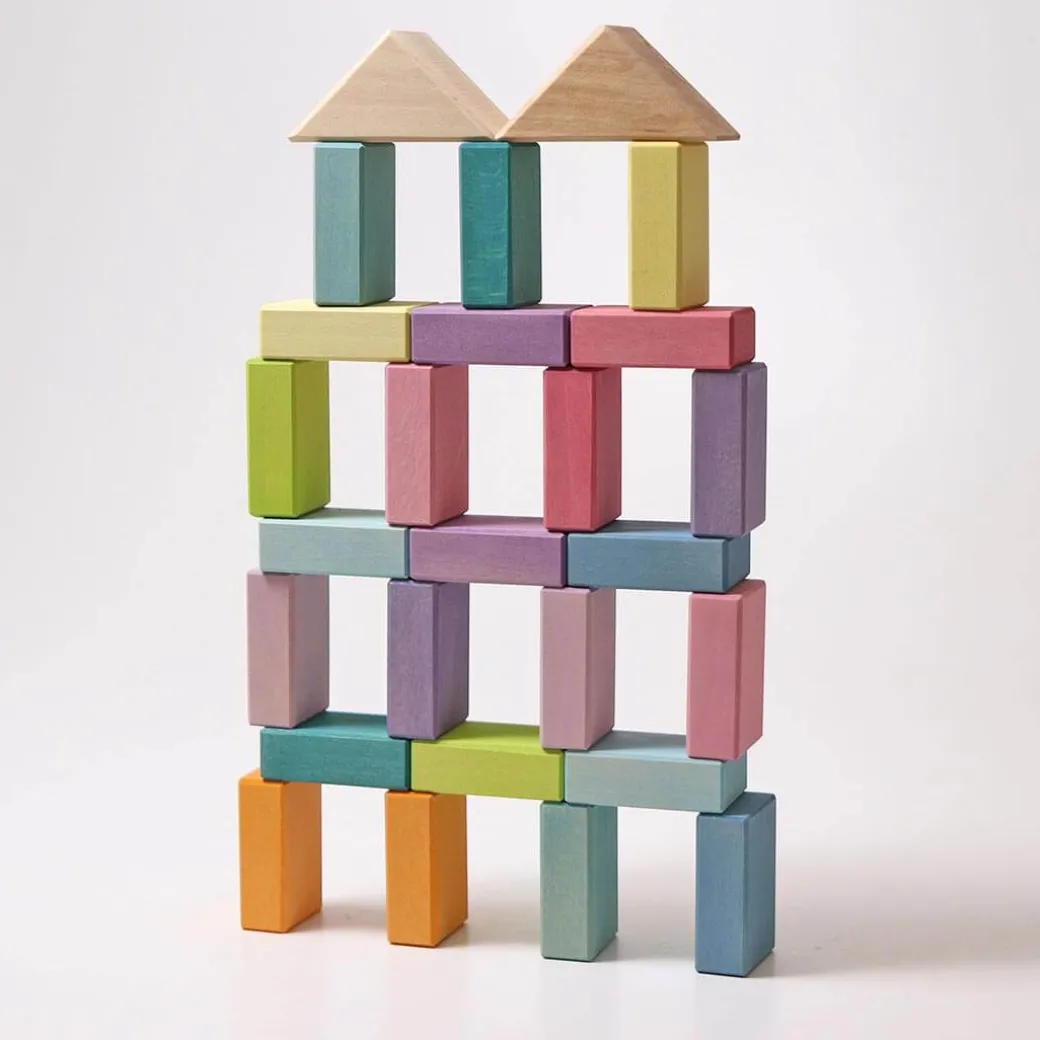Pastel Duo Wooden Block Set