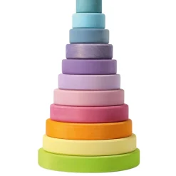 Pastel Wooden Stacking Tower
