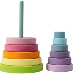 Pastel Wooden Stacking Tower