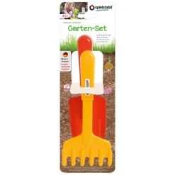 2 Piece Garden Set - Includes Hand Rake & Shovel