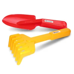 2 Piece Garden Set - Includes Hand Rake & Shovel