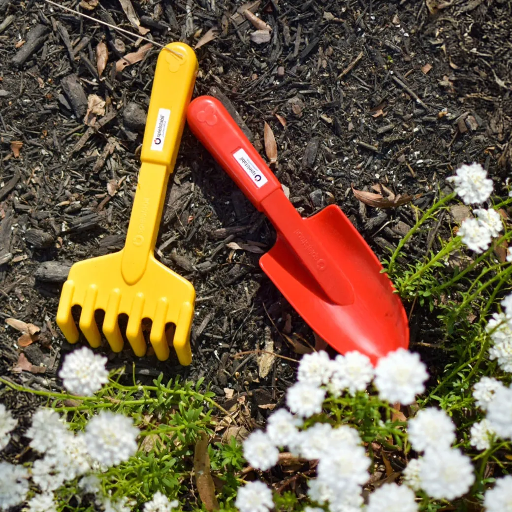 2 Piece Garden Set - Includes Hand Rake & Shovel