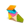 Pocket Pouch Prism Wooden Magnetic Blocks - Tints
