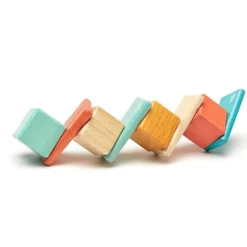 Pocket Pouch Wooden Magnetic Blocks - Sunset
