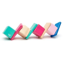 Pocket Pouch Wooden Magnetic Blocks - Blossom