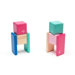 Pocket Pouch Wooden Magnetic Blocks - Blossom