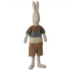 Rabbit in Knitted Shirt and Shorts - Size 4