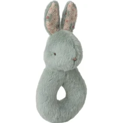 Rabbit Rattle Baby Gift Set - Mint