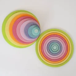 Rainbow Circles and Rings Set