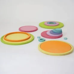 Rainbow Circles and Rings Set