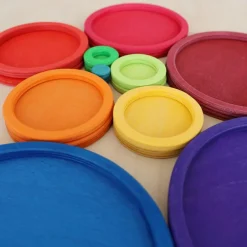 Rainbow Circles and Rings Set