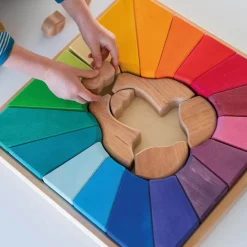 Rainbow Lion Wooden Puzzle