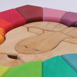 Rainbow Lion Wooden Puzzle