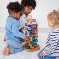 Rainbow Musical Ball Run Assembly Set