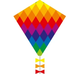 Rainbow Patchwork Kite