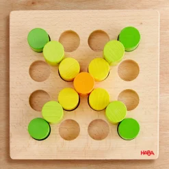 Rainbow Risers Wooden Stacking Game