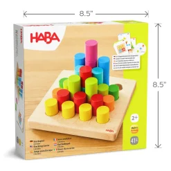 Rainbow Risers Wooden Stacking Game