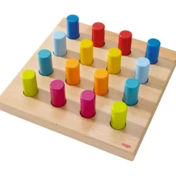 Rainbow Whirls Pegs & Rings Game