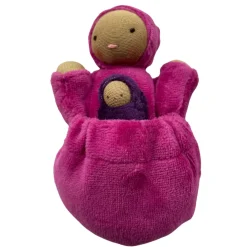 Raspberry Pink Pocket Mama Waldorf Doll