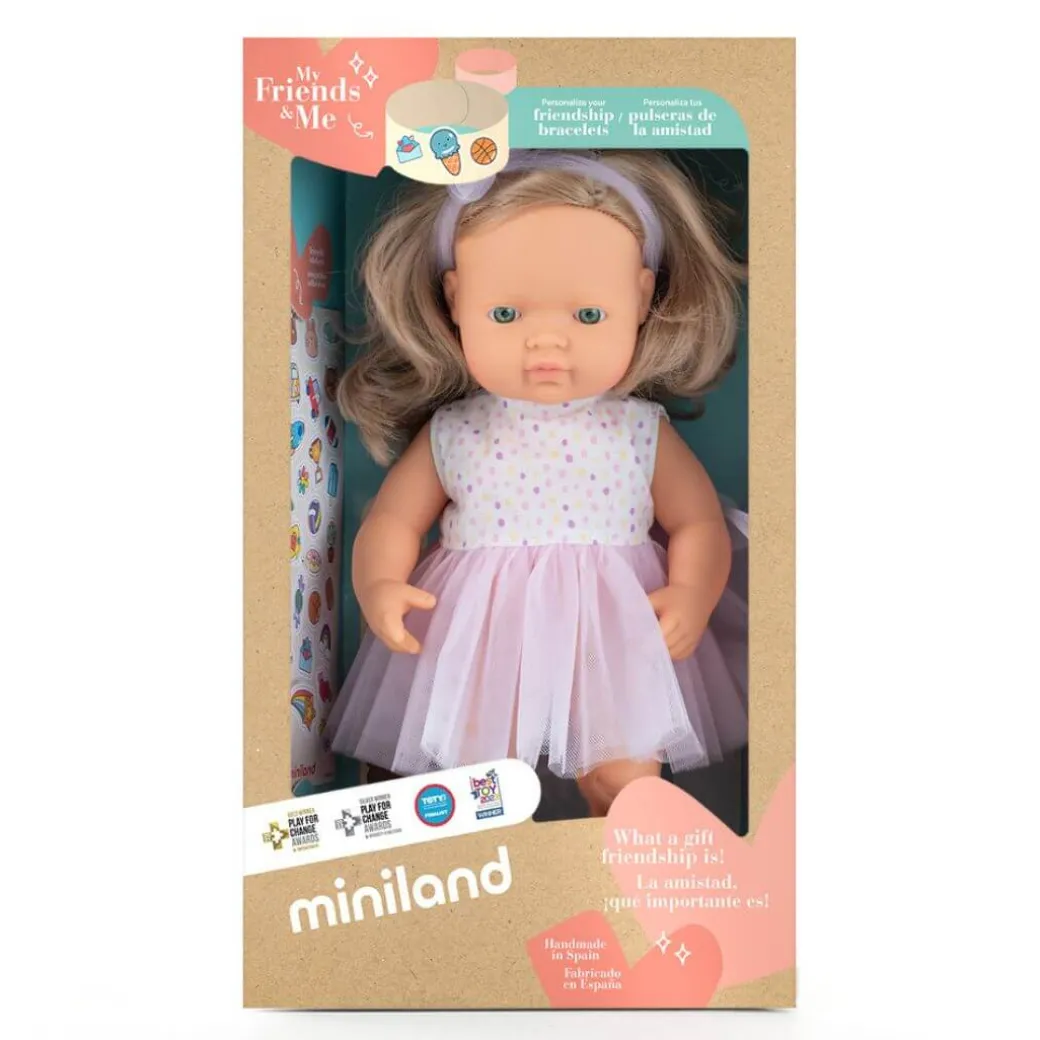 Realistic Montessori Doll - White Girl with Blonde Hair