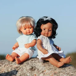 Realistic Montessori Doll - White Boy with Blond Hair
