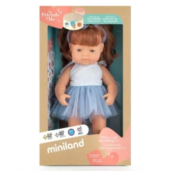 Realistic Montessori Doll - White Girl with Red Hair