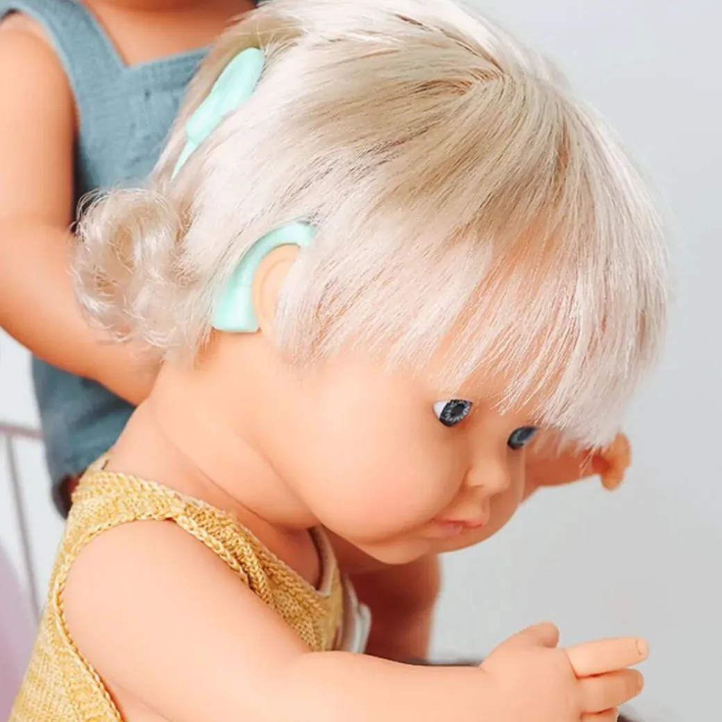 Realistic Montessori Doll with Cochlear Implant